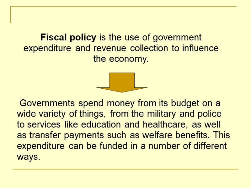 Governments spend money from its budget on a wide variety of things, from the
